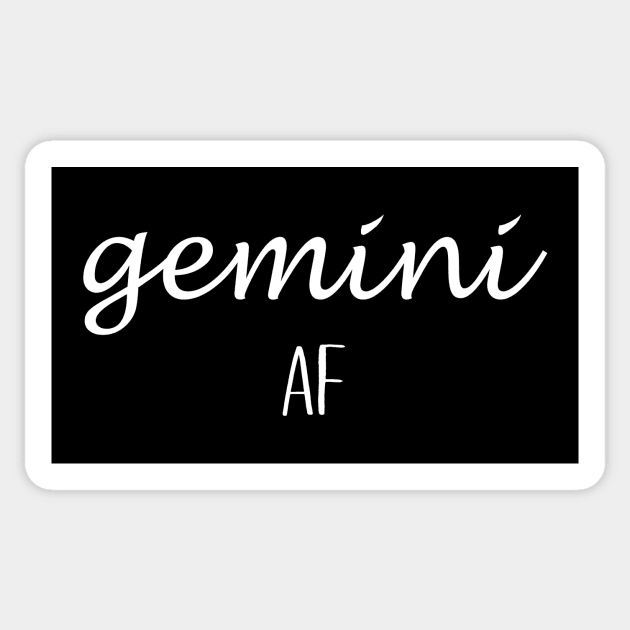 Gemini Af Sticker by sewwani